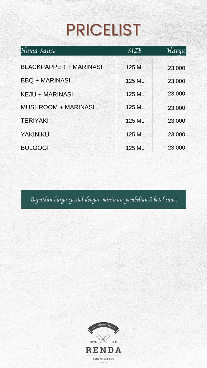 promobdg's tweet photo. Yukk ngedaging, yang mau bbq an ala Kin*an dan Hana*asa bisa ikut PO mereka dari tgl 2 - 5 Ags 21.
 Kepoin IG nya 👉 https://t.co/vAxdtTtEyn atau 
langsung order via WA 👉https://t.co/57pdCicUld
Selamat ngedaging🥩
#rendameatbdg #beefslice #meatlovers #kulinerbandung https://t.co/dAeGHcVsr6