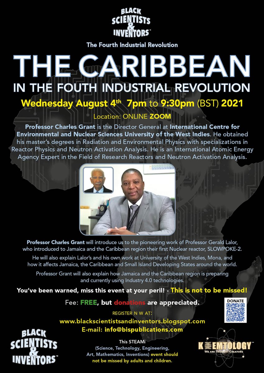 Just a couple of days to the Caribbean in the Fourth Industrial Revolution event. Have you registered yet?  

eventbrite.co.uk/e/industry-40-…  

#industry4 #Jamaica #Caribbean 

<a href="/UWImona/">The UWI Mona Campus</a> <a href="/khemtology/">Khemtology</a>