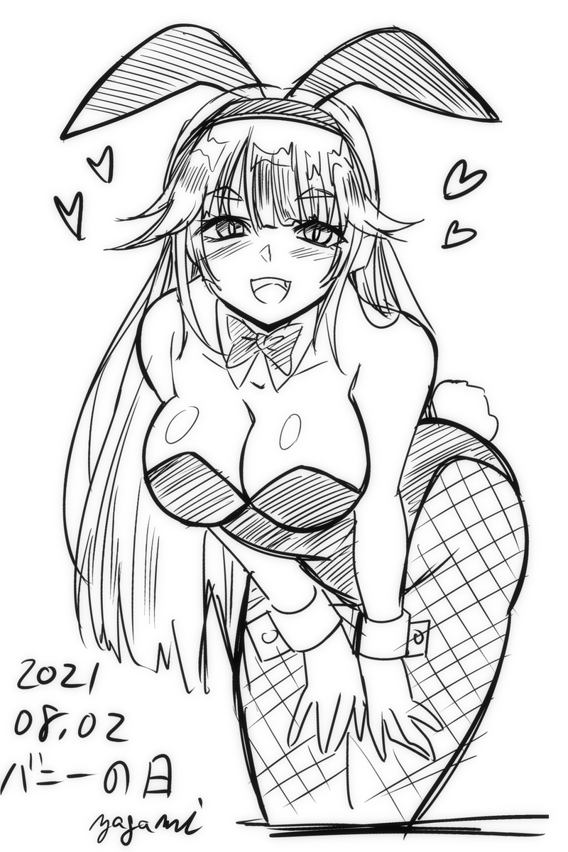 #バニーの日  #バニーガールの日  
滑り込み投稿(≧∇≦*)
オリジナルバニーガール✨ 