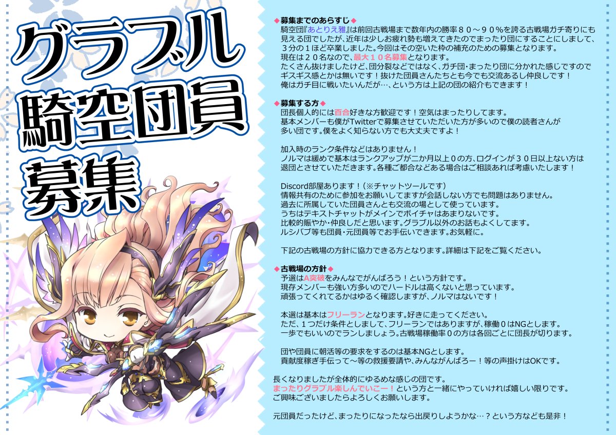 Twoucan グラブル団活 の注目ツイート イラスト マンガ コスプレ モデル Twoucan グラブル団活 の注目ツイート イラスト マンガ コスプレ モデル