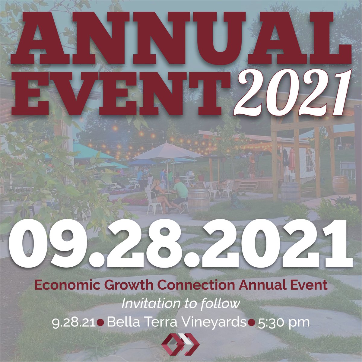 EGCW15's tweet photo. EGC will be hosting its 2021 Annual Event at Bella Terra Vineyards on September 28th. Invitations and sponsorship information are coming soon. We hope to see you there! https://t.co/BWitMflYFa
