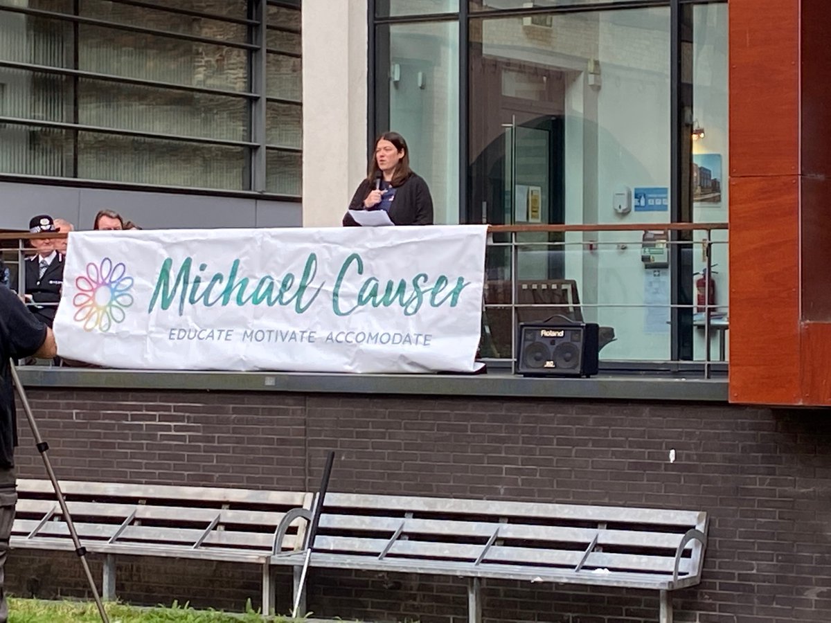 MerseysidePCC's tweet photo. Honoured to have taken part in Michael Causer Vigil with @MichaelCauserFn.
#RememberMichael #nomorehate https://t.co/60CJB4wYv7