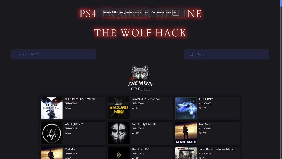 The Wolf Hack Jailbreak Ps4 Yes No Psn Ok Cd No Problems The Wolf Hack Jailbreak Ps4 Yes No Psn Ok Cd No Problems