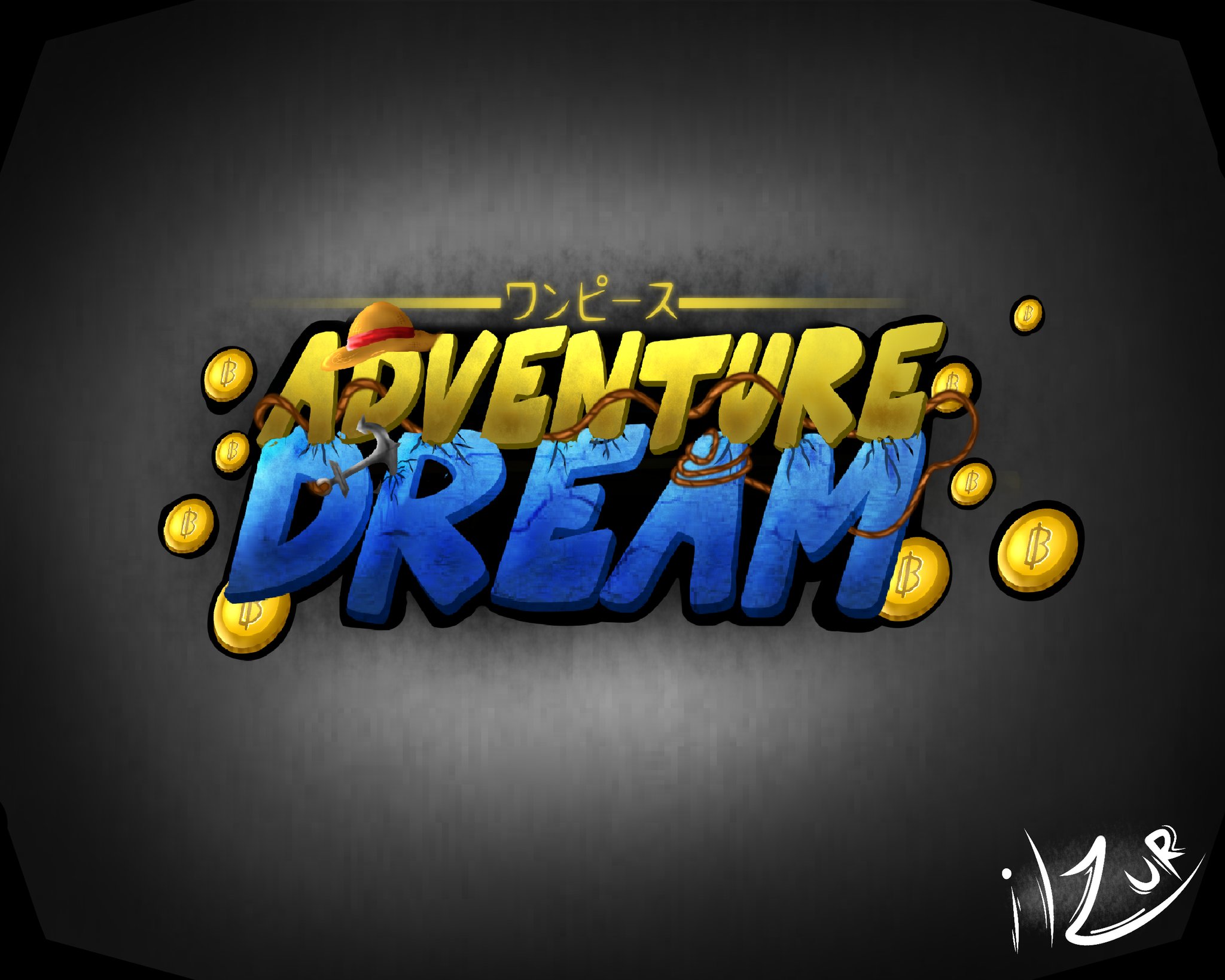 iİzur on X: Logo of game: Adventure Dream. A One Piece game! Made by me.  Power UP! #RobloxDev #roblox #robloxart #DesenvolvedorRoblox   / X