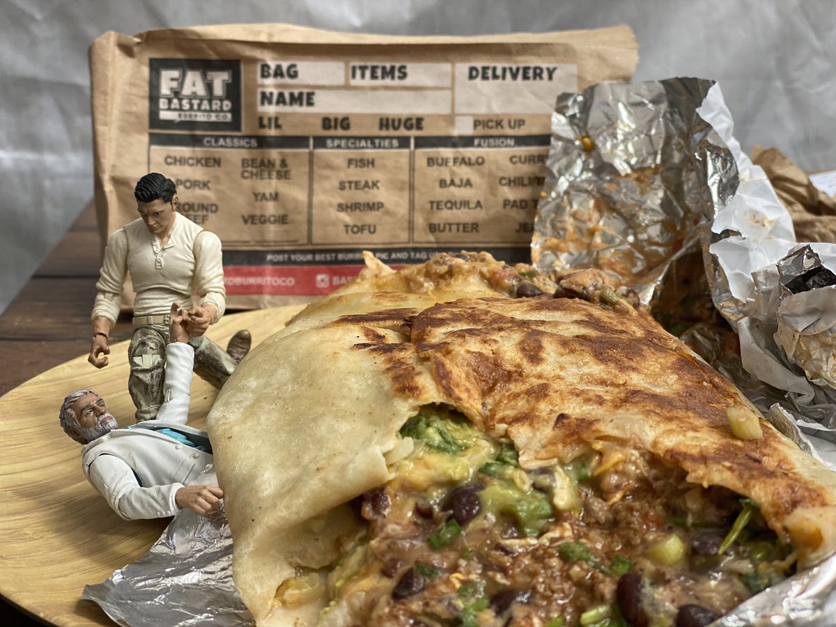 UEEAgent's tweet image. The Burrito Scientists @bastardburrito  were so preoccupied with whether or not they could, they didn’t stop to consider if they should

What do you have to say for yourself Dr. Burritnik?

“Tell my wife it was delicious.”

Damn you Doctor! It is was delicious, just too damn big!