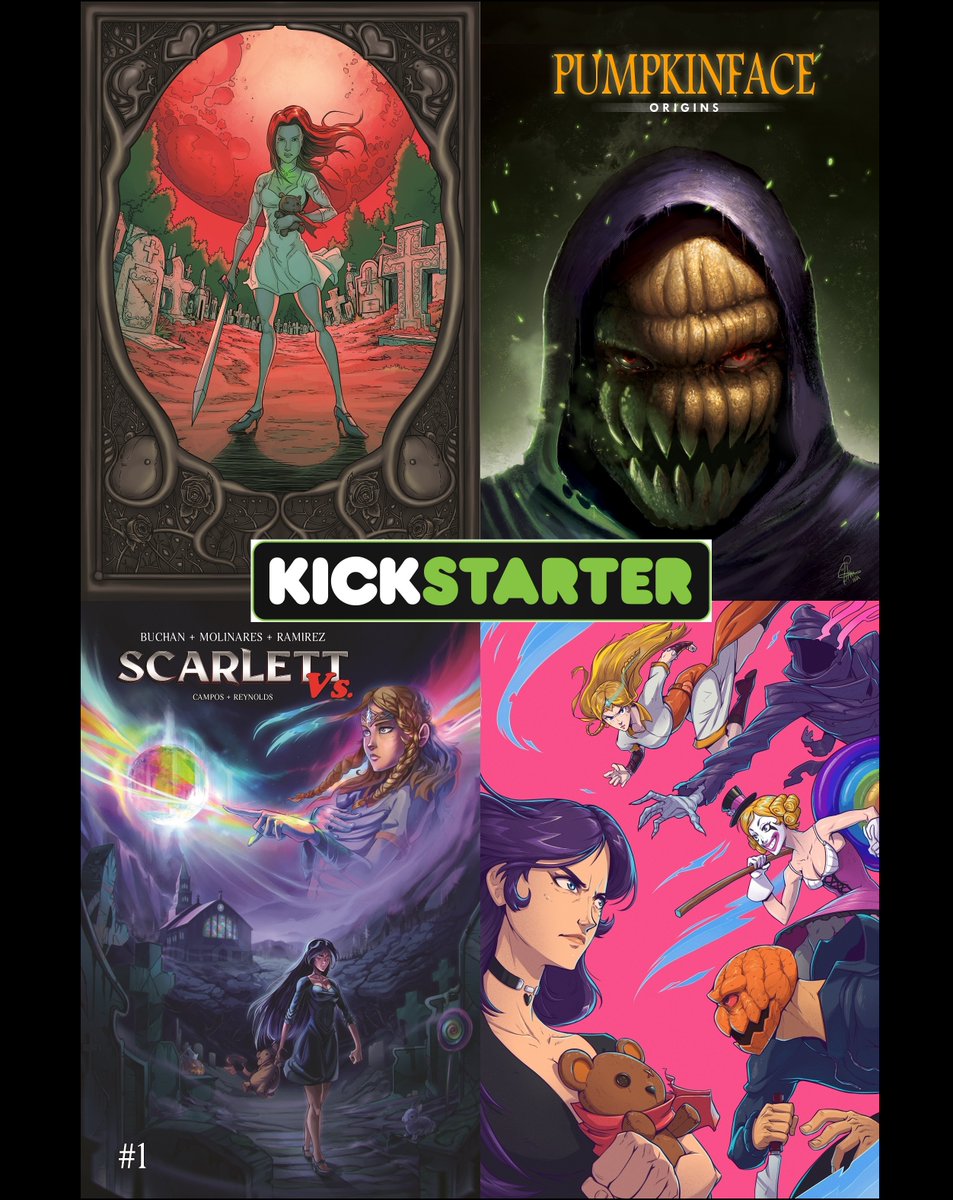 It's final week at the kickstarter for Scarlett Vs. #1
Nearly 150 pages of comic goodness available!
kickstarter.com/projects/scarl…
#Kickstarter #comics #comicbooks #kickstartercomics