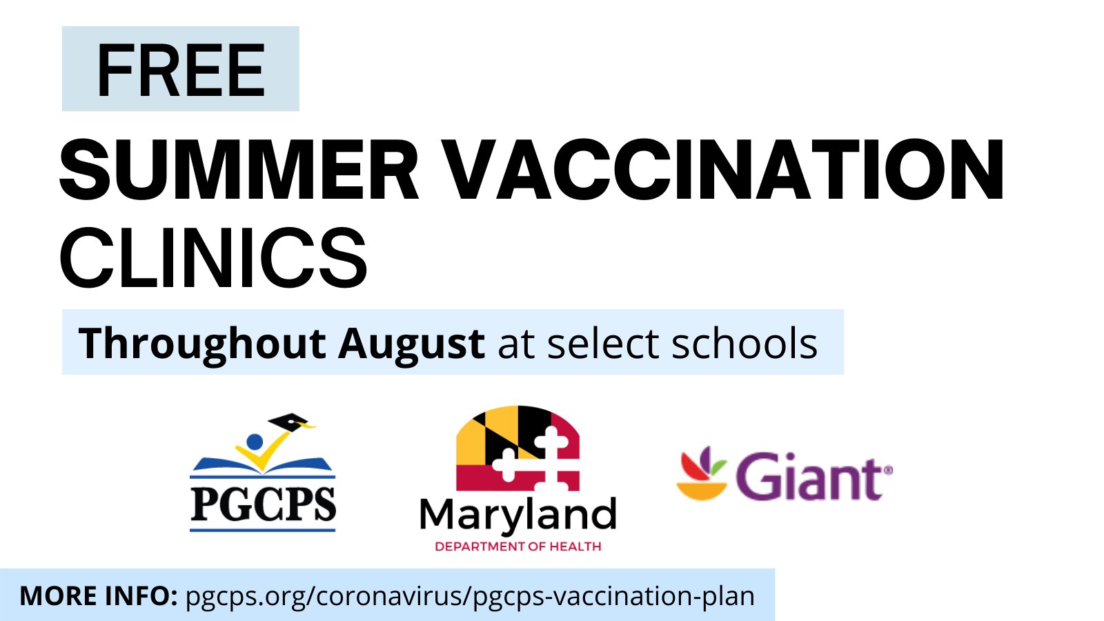 PGCPS on Twitter "Beginning tomorrow, students may receive a free