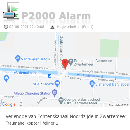 P2000alarm_LL's tweet photo. Traumahelikopter LifeLiner 1 gaat naar Verlengde van Echtenskanaal Noordzijde in Zwartemeer https://t.co/EP8EwPLgG2