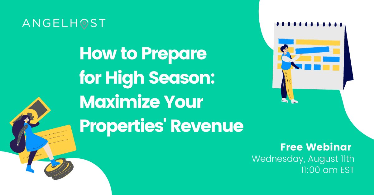 It’s never too early to start talking about the next vacation, especially if you own a vacation rental. 🏠✈️

🧑‍💻Join our free webinar to learn how to prepare for the next high season and truly maximize your revenue. 

🔗 Register here: us02web.zoom.us/webinar/regist…

#FreeWebinar