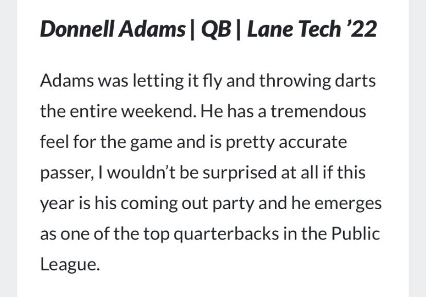 Donnell Adams tweet media