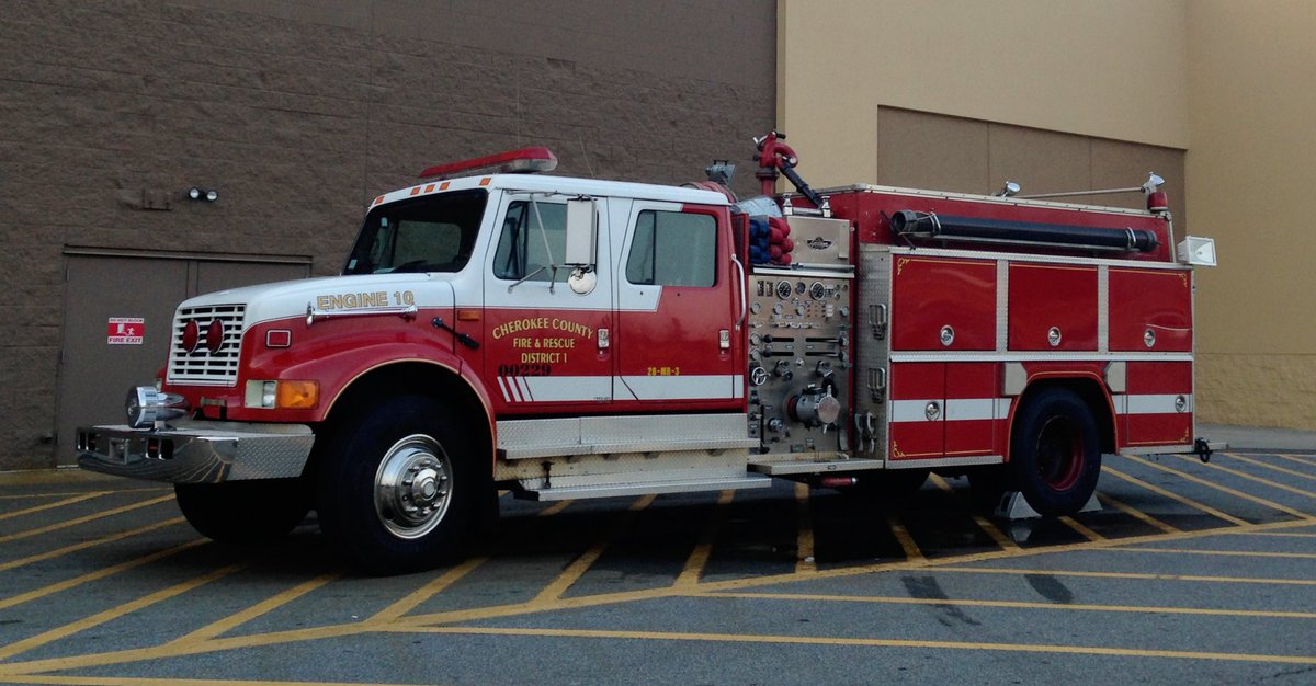 ffshifflett's tweet image. Cherokee County Fire Engine 10 #gafire #fire #engine10