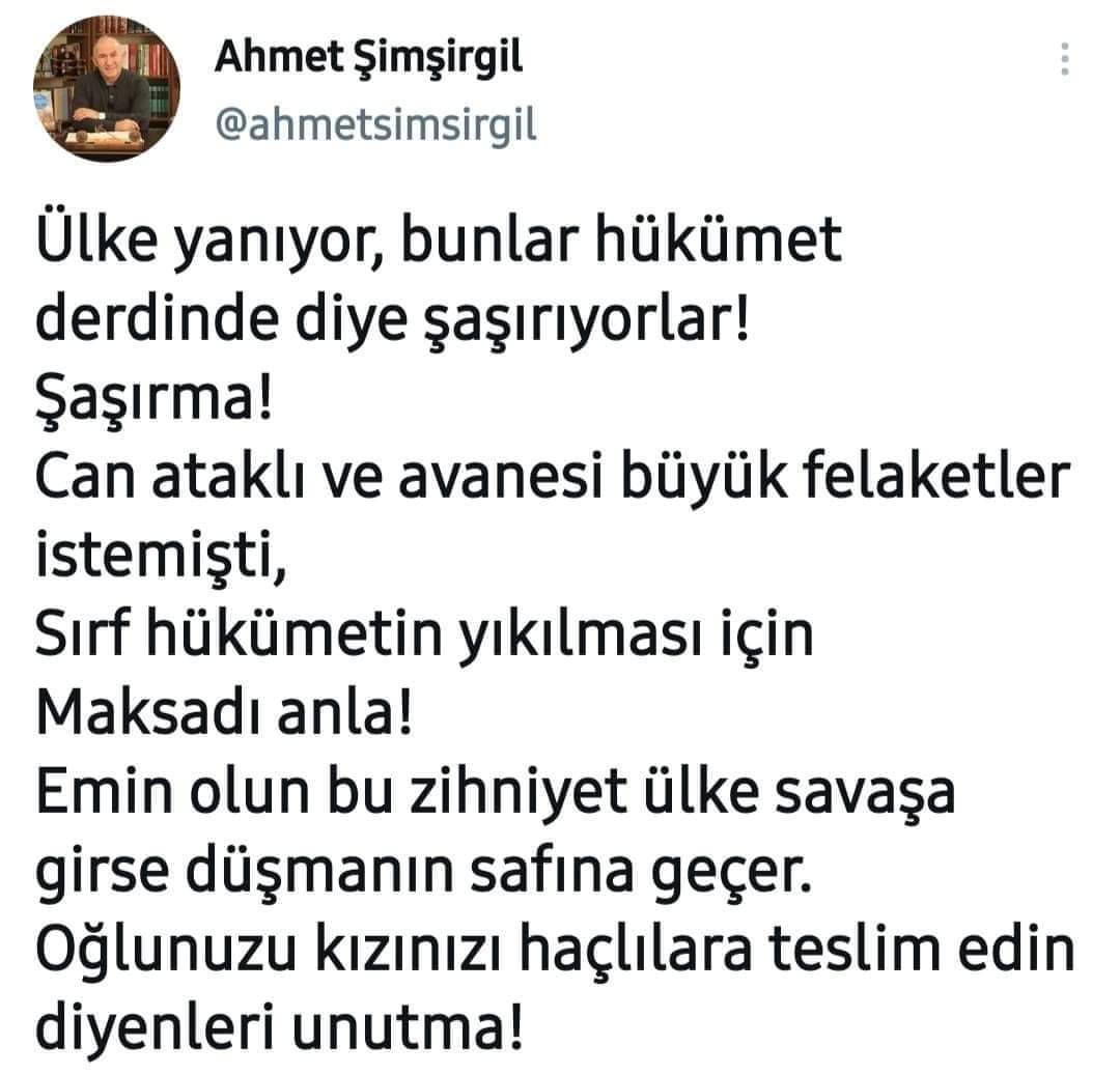 Düşmanın safinda değil bizat düşmanın taaa kendisir