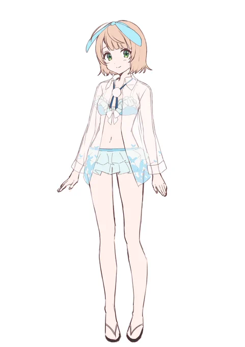 シースルーの上着を着せたかった
#しぐれういサマー 