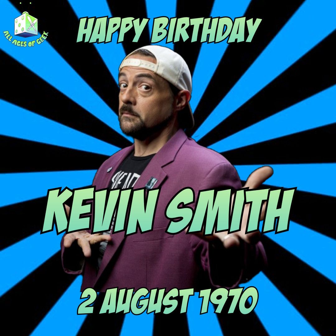 A true geek if there ever was one. Happy Birthday to Kevin Smith! 