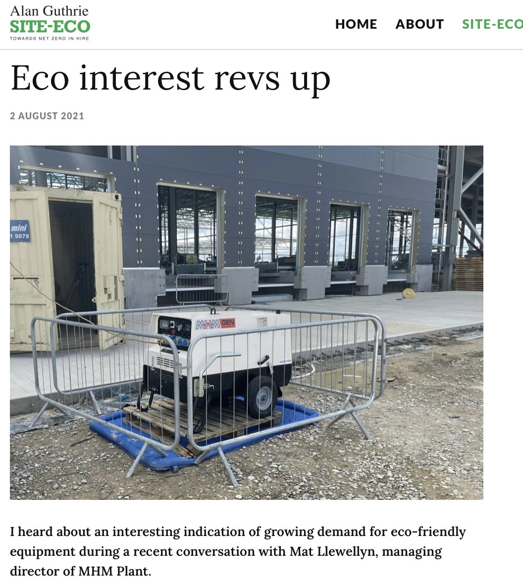 MHMLimited's tweet image. Our Eco diesel generators have been steadily increasing in popularity, read Alan Guthrie&apos;s blog to find out why! 

bit.ly/3fjpaak

#dieselgenerator #ecogenerator #toolhire #planthire #