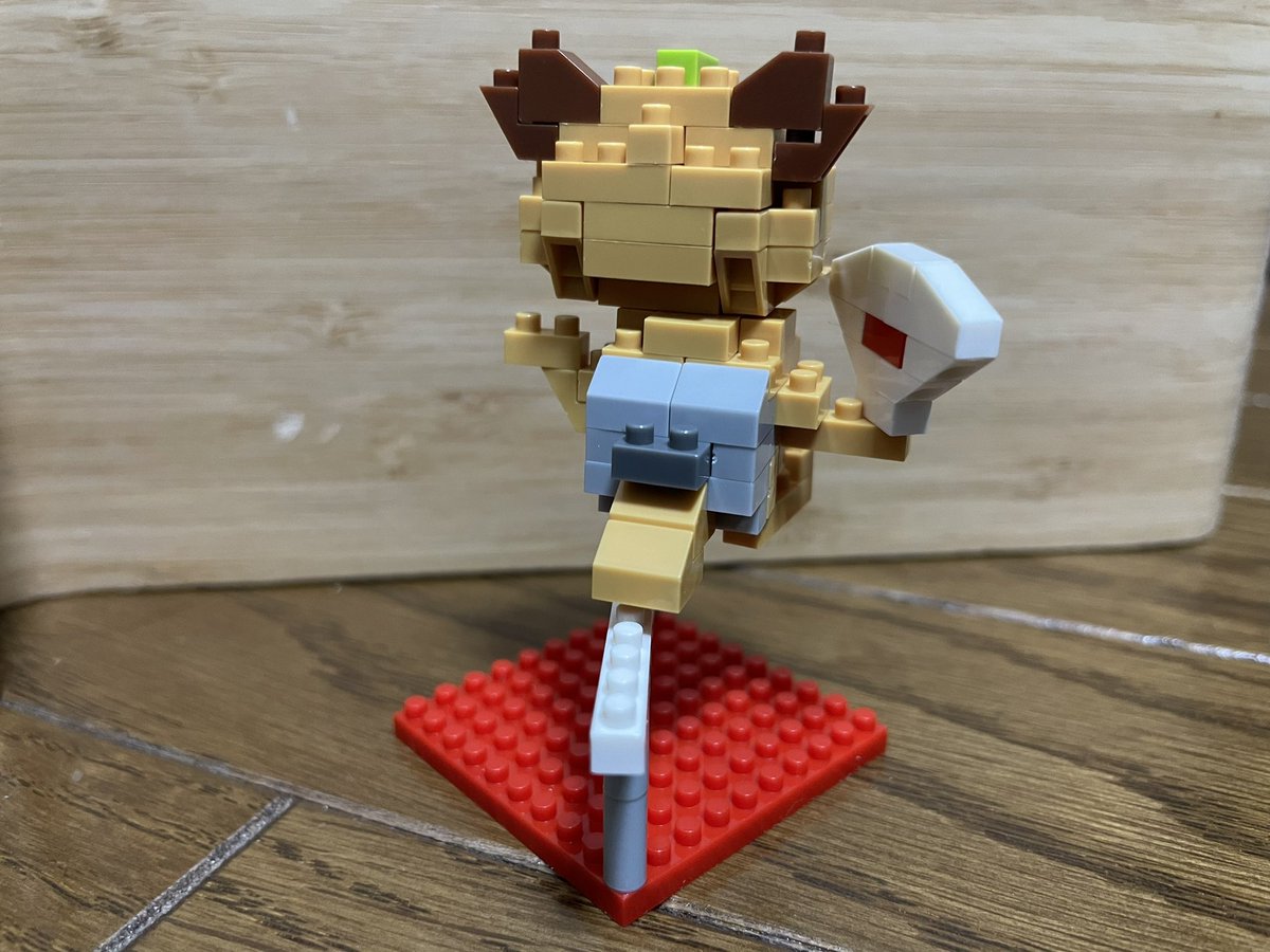 legobuilder_jr's tweet image. 分福茶釜
(※ナノブロック風) #LEGO  #レゴ #nanoblock     #セリア