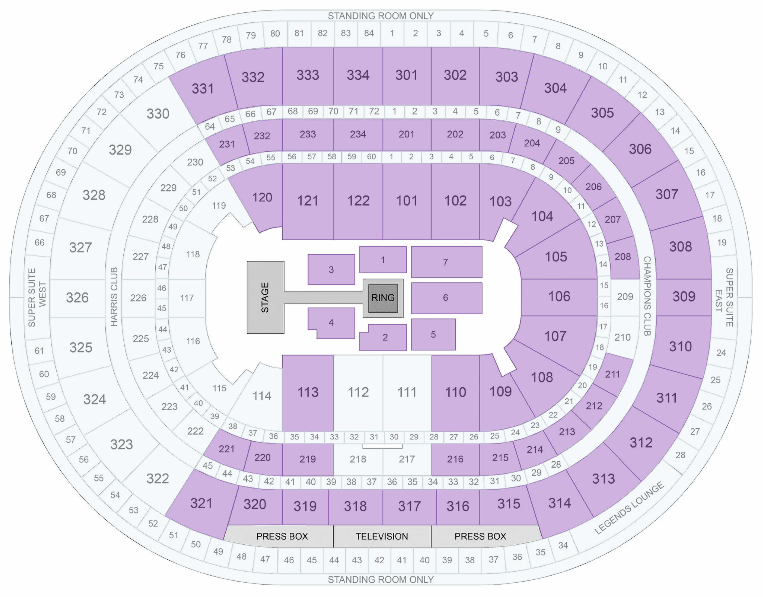 United Center Seating Charts 