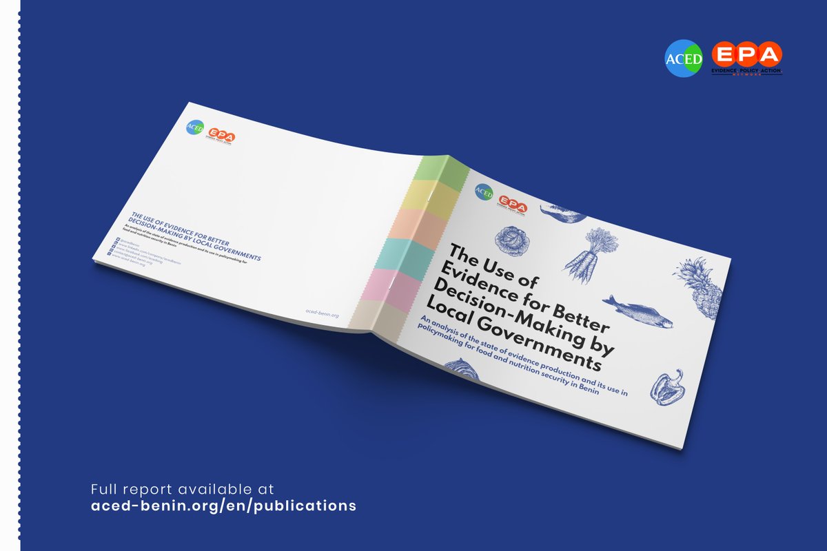 acedafrica's tweet photo. We are happy to publish our new report on “The Use of Evidence for Better Decision-Making by Local Governments in #Benin”. It shows how local governments use #evidence and how they can be supported.
Read more📘 https://t.co/2McnfUvcKV https://t.co/0NJNDwyO22