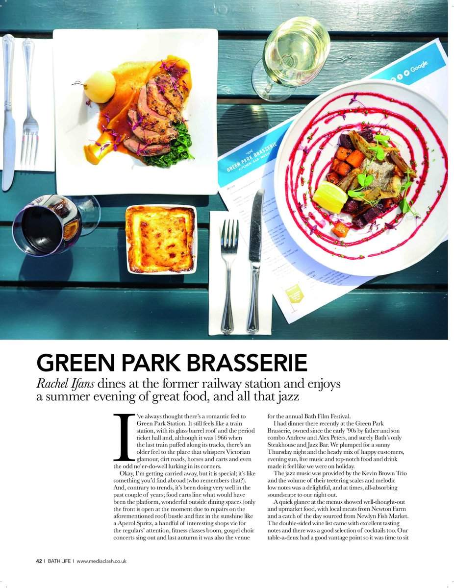 BathLifeMag's tweet image. Tasty food and all that jazz at @GreenParkBraz. It's an absolutely perfect spot to spend a summer evening 👌

issuu.com/mediaclash/doc…