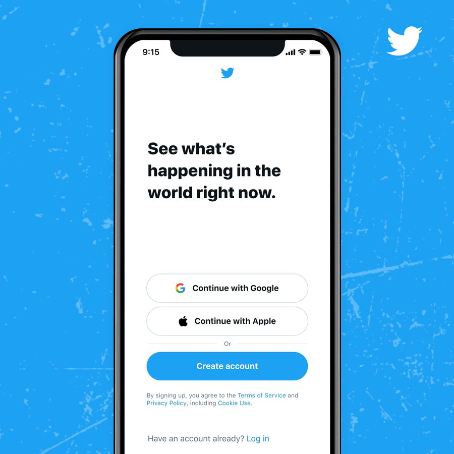 Twitter Adds New Sign-In Options via Apple and Google ID | Social ...