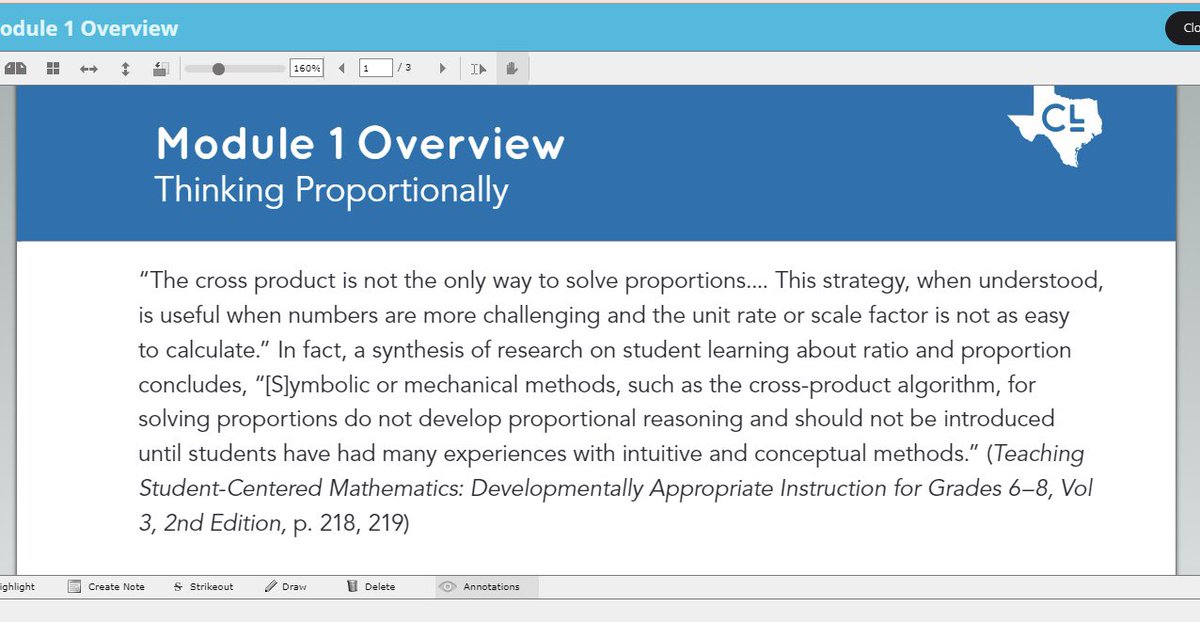 Those that know me will know just how happy this statement makes me. Algorithms are important but we must build conceptual understanding. 😍 #AldineISD