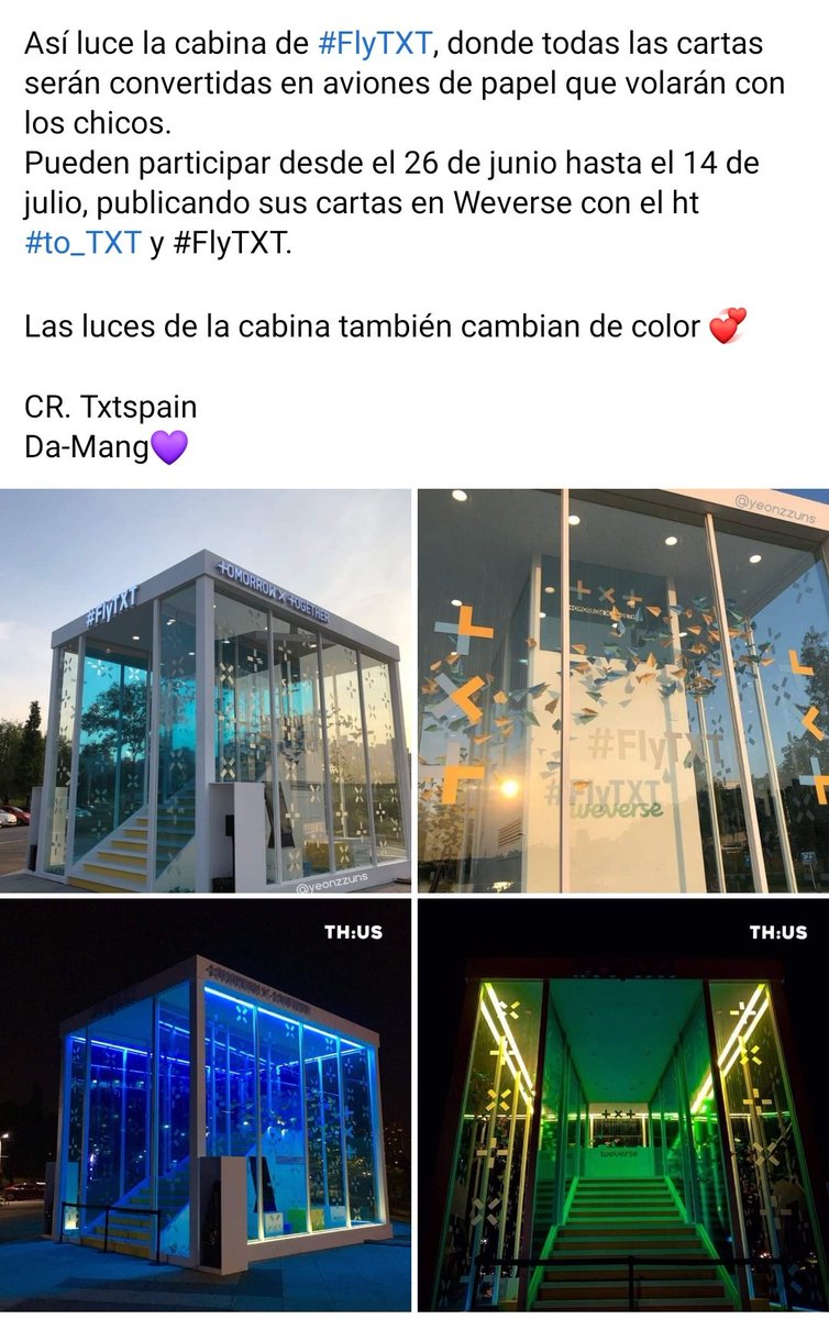 gummysmile01's tweet photo. @H0BIST4RS @mineuphoria_ @MillaLvsShuhua @i97SGGK El primer grupo sí fue TXT, incluso su evento de cartas #FlyTXT fue primero, el 25 de Junio en 2019
En Julio entró Bangtan y a mediados se creó el #ARMYwithletter

Y sí, siempre se supo que entrarían más artistas... Incluso Gfriend entró casi a la par que Bangtan https://t.co/ngb6owersz