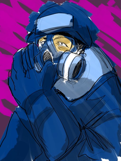 ガスマスクのtwitterイラスト検索結果
