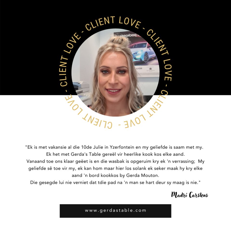TableGerdas's tweet image. We love it when we receive feedback like this from our clients!  It makes our heart sing!  

#clientreview #clientfeedback #clientpost #clientlove #gerdastable #yzerfontein #weskus #gerdamouton #happyclients
