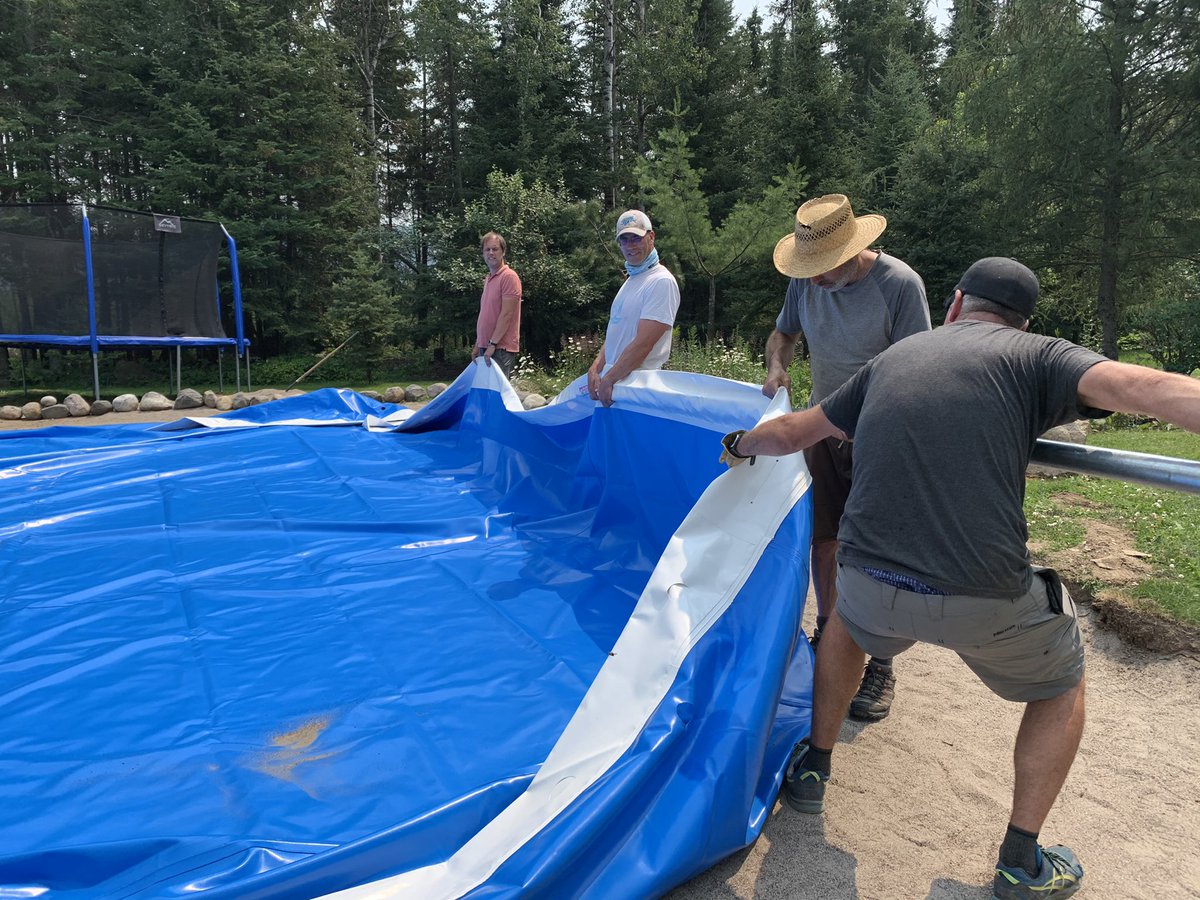 petectweets's tweet photo. Weโve been on a new, fun, exciting and interesting learning journey this summer. After lots of research and questions we decided to put up a pool. We broke ground July 1 and are now throughly enjoying our new oasis. Next steps: deck and sauna. #summer #agp #pools #superpools https://t.co/hsLspDDimx