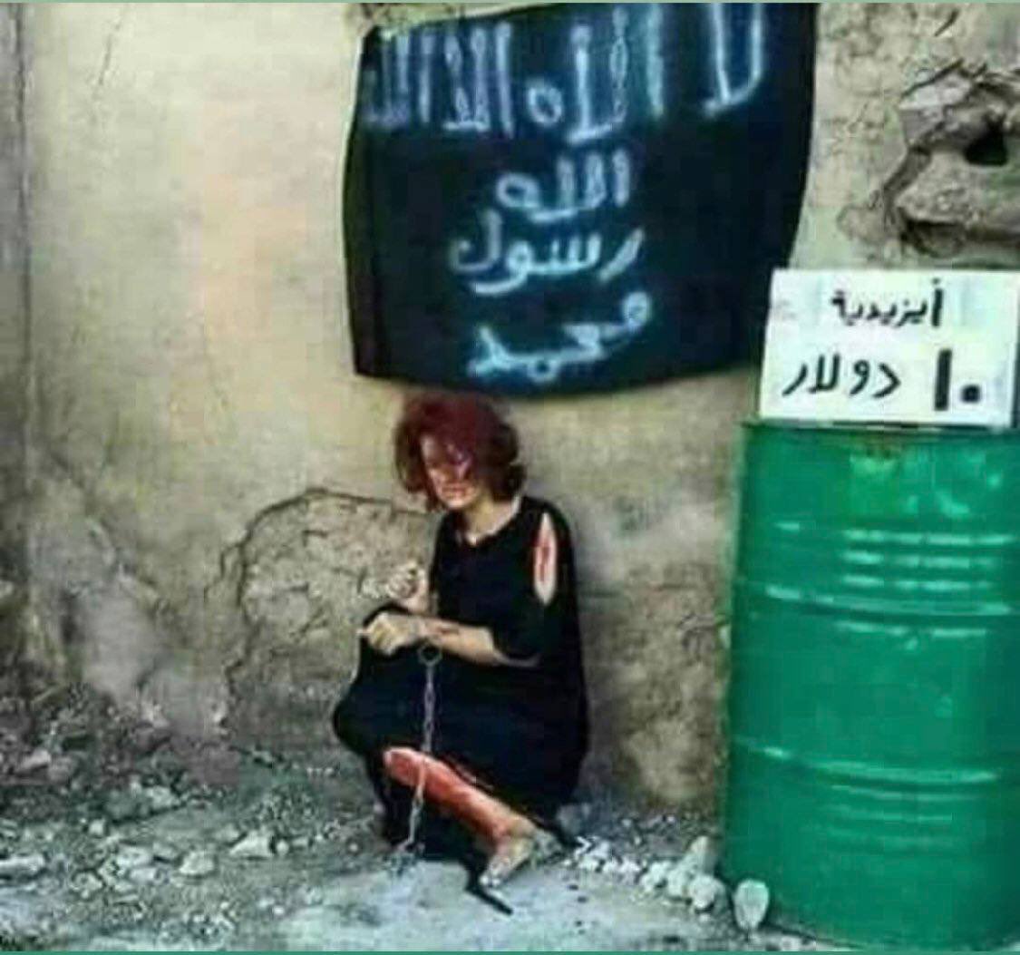 بس احنا
كل يوم نموت الف مره
#الابادة_الايزيدية