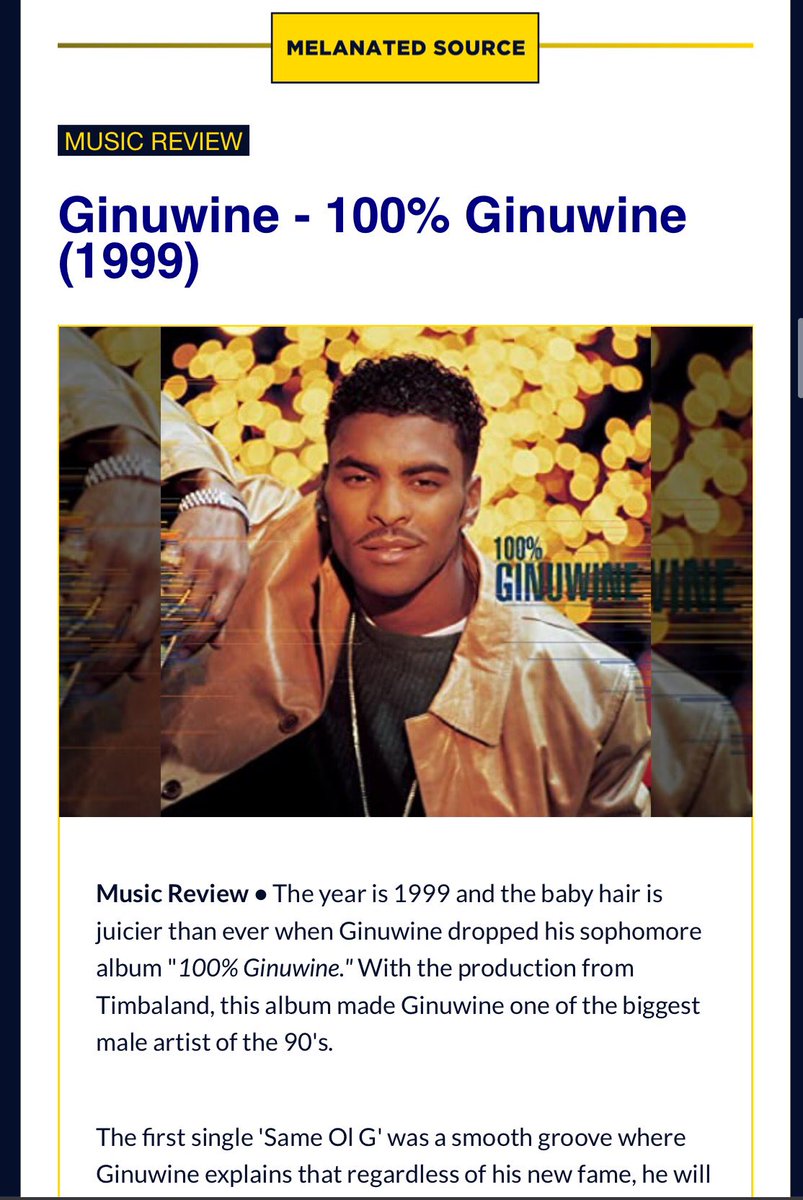 zumblemedia's tweet image. We’re talking Ginuwine, Overrated R&amp;amp;B songs, Boyz N the Hood, &amp;amp; Beanie Sigel. Sign up for our newsletter to get the 🔥🔥 90s news. #firstdayofschool #BlackOwnedBusiness #Carnage #MondayMotivation #Monday 

Follow @zumblemedia for more 90s nostalgia.