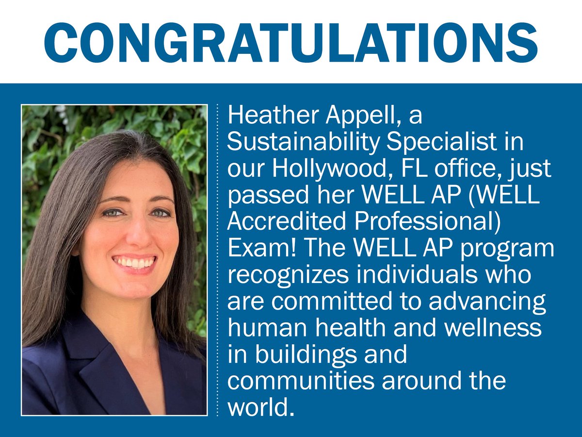Congratulations to Heather Appell!