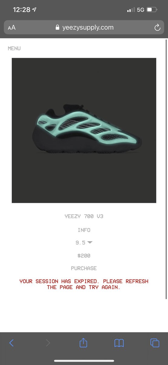 Straightup_631's tweet photo. @theyeezymafia EXPLAIN HOW I GOT THROUGH 10 times snd wouldn’t let me click purchase! THIS IS A JOKE 😭😭😭 https://t.co/Sp2GiQqNHr