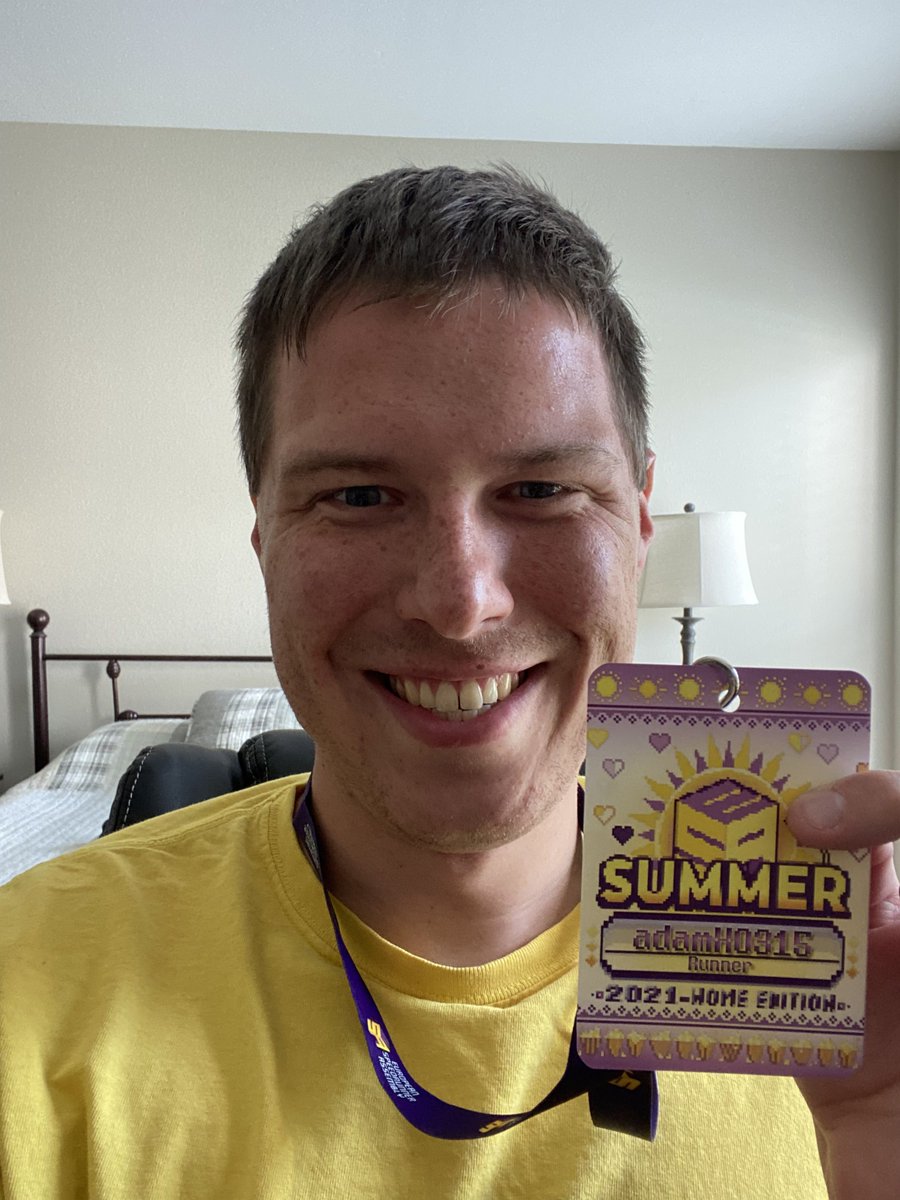 adamX0315's tweet photo. Better late than never!! My #ESASummer21 badge came in the mail today! https://t.co/uIFULLoQ23