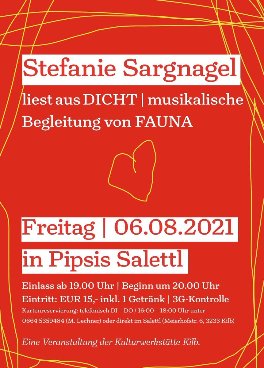Lechnerlich's tweet photo. Sommer - Spritzer - @stefansargnagel 
Freuen uns am Freitag über viele Gäste in Kilb/NÖ. 

Zu jeder Karte gibt es ein Getränk gratis.
#kulturwerkstätte #kilb https://t.co/3Ncv6Ej0SE