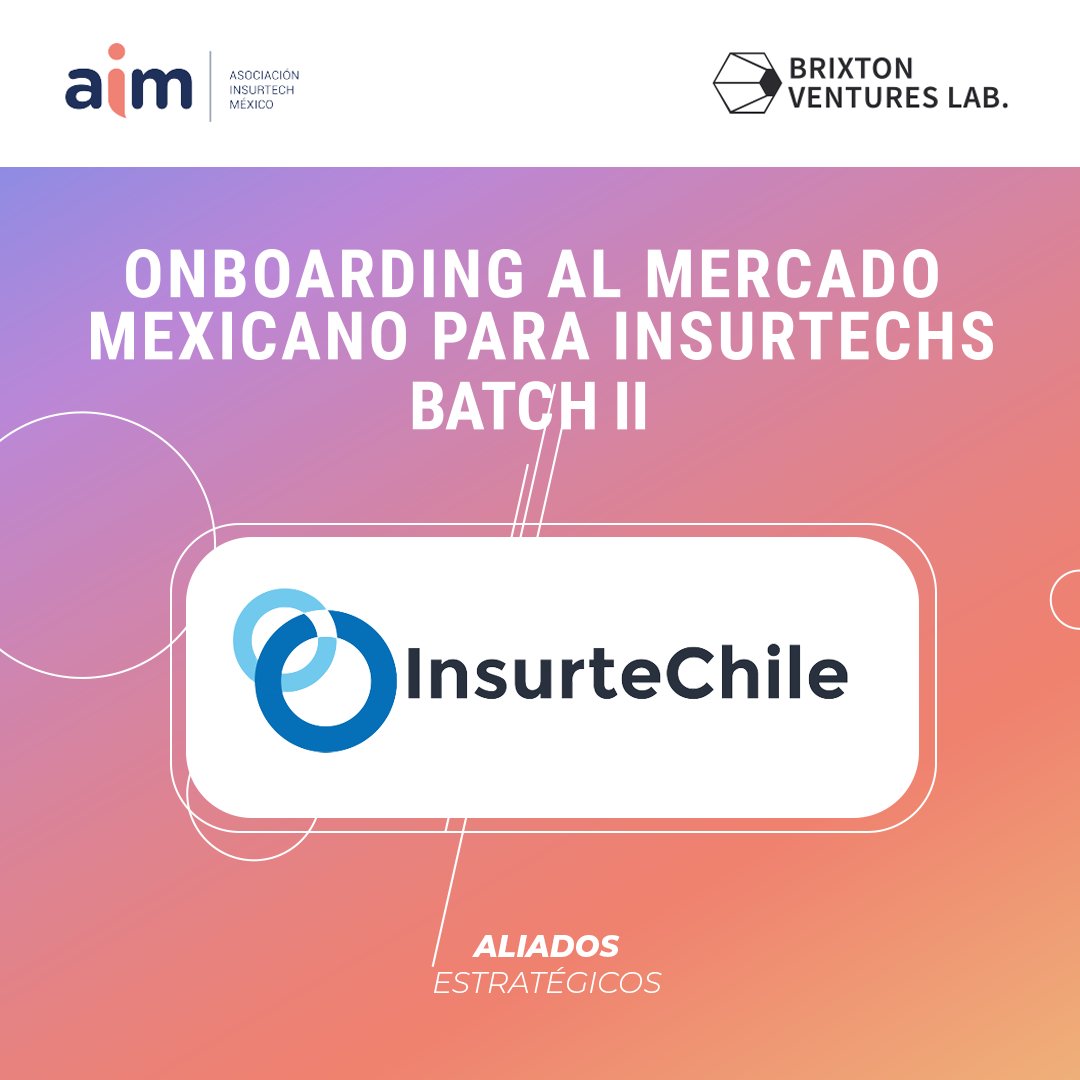 InsurtechMexico's tweet image. ¡InsurteChile será uno de nuestros aliados estratégicos!🤘😎

Queremos seguir creciendo y construyendo el ecosistema Insurtech en México, por eso nos aliamos con los más 🔝

¿Quieres conocer a fondo el sector asegurados de 🇲🇽?

Acá más info, inscríbete 👉bit.ly/AiM_BatchII