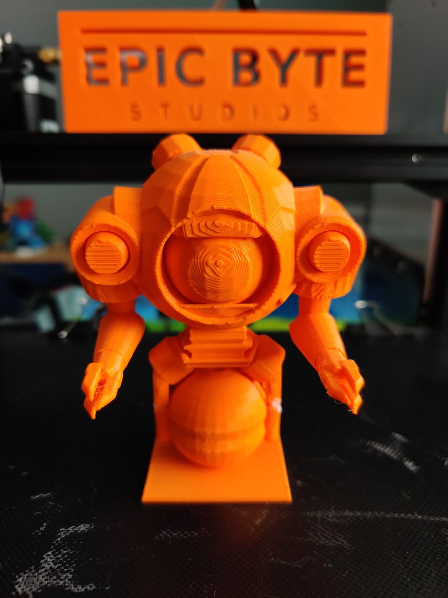 Manuel_The_Dev's tweet photo. I love #3Dprinting
Today I printed the main character from our first game #Overheat. I can't wait to release the game on #Steam😊
Feel free to whishlist it❤️
https://t.co/gqUa01xdxE
#indiegames #gamedev #madewithunity #indiegamedev #indiegame #gamedevelopment #ender3d https://t.co/lKFUKdgI1x