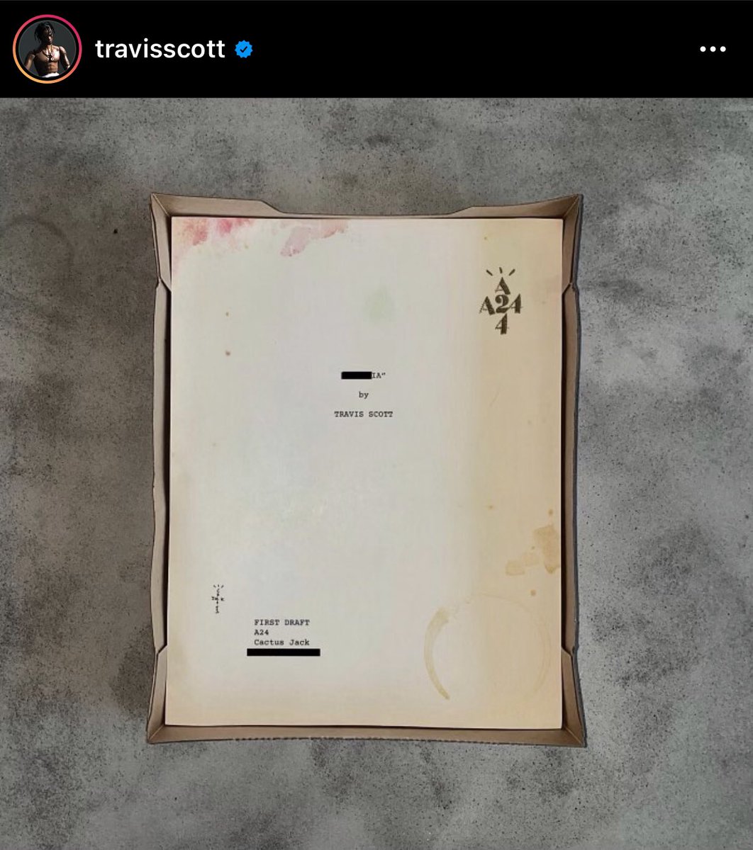 RapCtrl's tweet image. 🚨 Travis Scott annonce officiellement l’arrivé imminente de son nouvel album « UTOPIA » sur son instagram ! 

Une collaboration avec le réalisateur de film a24 arrive aussi !