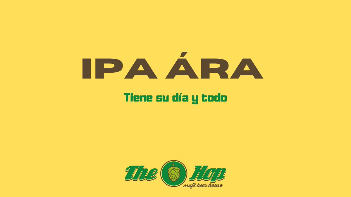 craftbeerpy's tweet photo. Dicen que no pasa de moda, dicen que cuando probás por primera vez te da todo cosa, el estilo con mas sub-estilos, es la semana de la IPA 😎 #IPAAra https://t.co/dPpq6FAytM