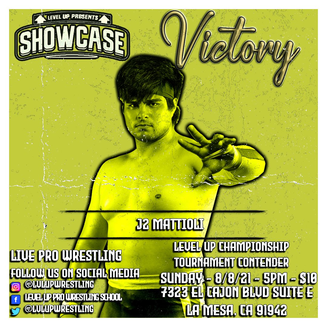 Level Up Pro Wrestling School on Twitter "With the reveal of the LEVEL
