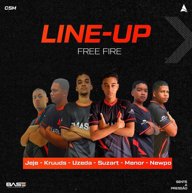 captainsmashorg's tweet photo. Os mais brabos estão na área! 🔥

Essa é a nossa line de Free Fire para o @VemdeBase_  🔥

SENTE A PRESSÃO🔥 #GOCSM https://t.co/8umIDpVJIm