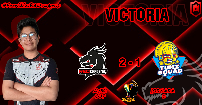 #CR| VICTORIA ✨

El día de ayer logramos debutar con una buena victoria🔥

✅ 2-1 
🏆 <a href="/Awki_Cup/">Awki Cup - JZeroJak</a> 
🆚 <a href="/EclubTumi/">Tumi Squad</a> 

🔥Jugadores🔥
<a href="/GonzaG328/">Gonzalo Quispe Gonzalez</a>  
<a href="/LeoTrap_001/">💚Sr. 🐧💚</a>
@JoelCt15  
@JardelCT