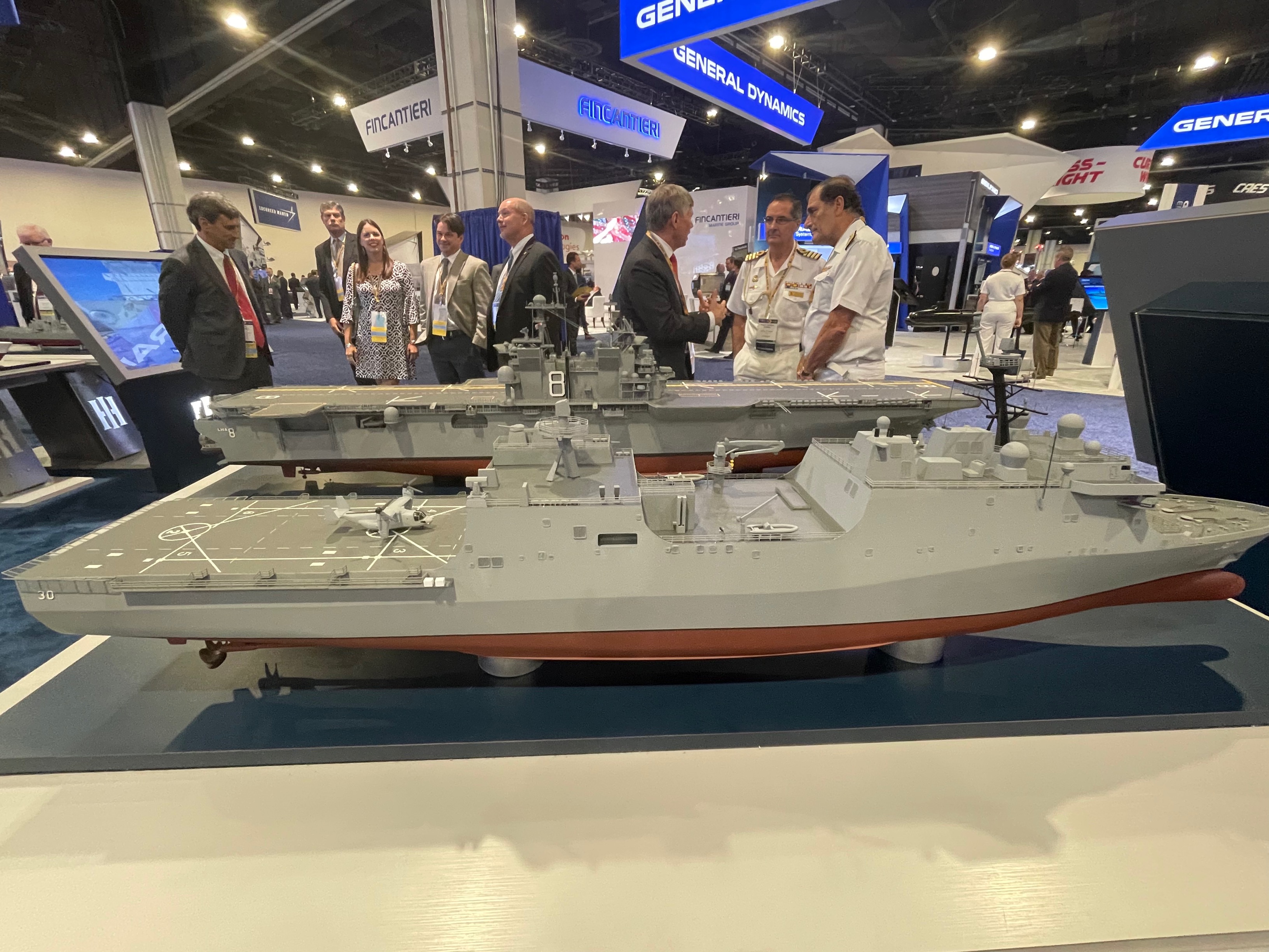Amphibious Warships on Twitter: "Live at @SeaAirSpace is a model of