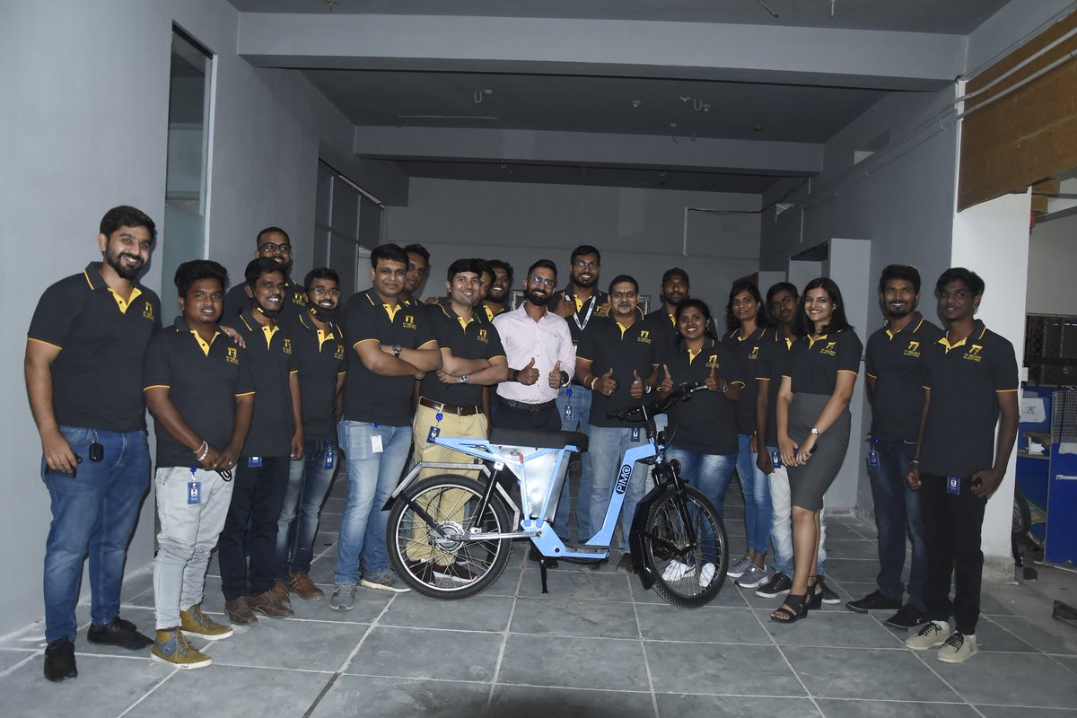 VisakhSasikumar's tweet photo. At Pi Beam Electric we are building end to end EV mobility solutions for logistics and commute. Indian cricketers supporting PIMO ebikes and accelerating EV adoption in India @DineshKarthik
@elonmusk Best time for Tesla to hit Indian roads?
https://t.co/09vHKuUWPC
#EVforIndia https://t.co/m0DxDLGm1M