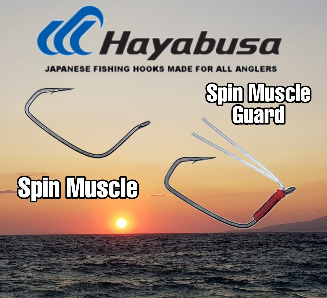 Let me introduce you to the <a href="/HayabusaFishing/">Hayabusa U.S.A., Inc</a> Spin Muscle and Spin Muscle Guard!!
This is my goto Nose Hook Dropshot Hook, Sizes Range from #4 to 1/0.
This hook is not limited to Dropshot fishing, it also makes a great wacky hook! #Bassfamily #OfficialFishingFamily #WildBill