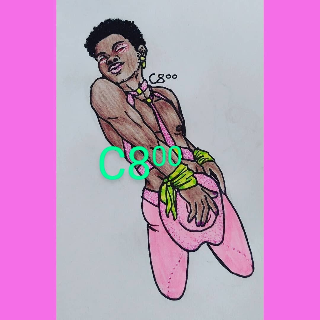 EmoTheNerd's tweet photo. #yeehawgust DAY 2: rhinestone cowboy
i had to draw @LilNasX https://t.co/GbQXsoZvkv