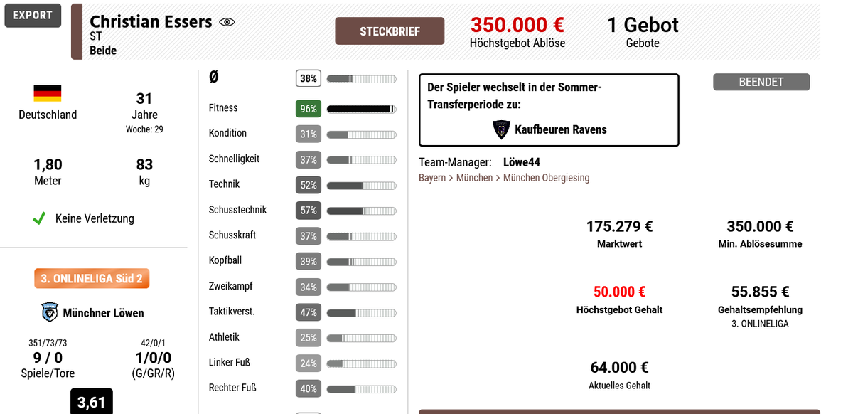 MuenchnerLoewen's tweet photo. *Transfer-News* 3-er Pack bei den Löwen, Weigel kommt!

Mit Lukas Weigel vom 2. Ligisten FC Odenwald United geben wir unseren ersten Neuzugang bekannt. Verlassen werden uns mit Essers und Offner zwei langjährige Wegbeggleiter. Ihnen wünschen wir alles Gute für die Zukunft! https://t.co/vATjNoMKYw