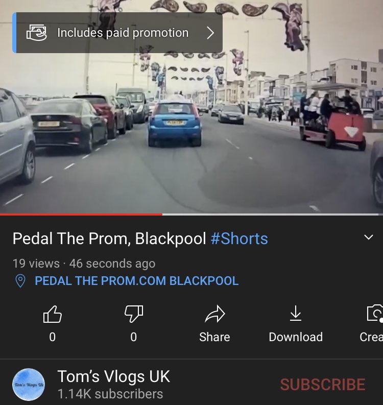 New video on YouTube! 
<a href="/PedalTheProm/">Pedal The Prom</a>