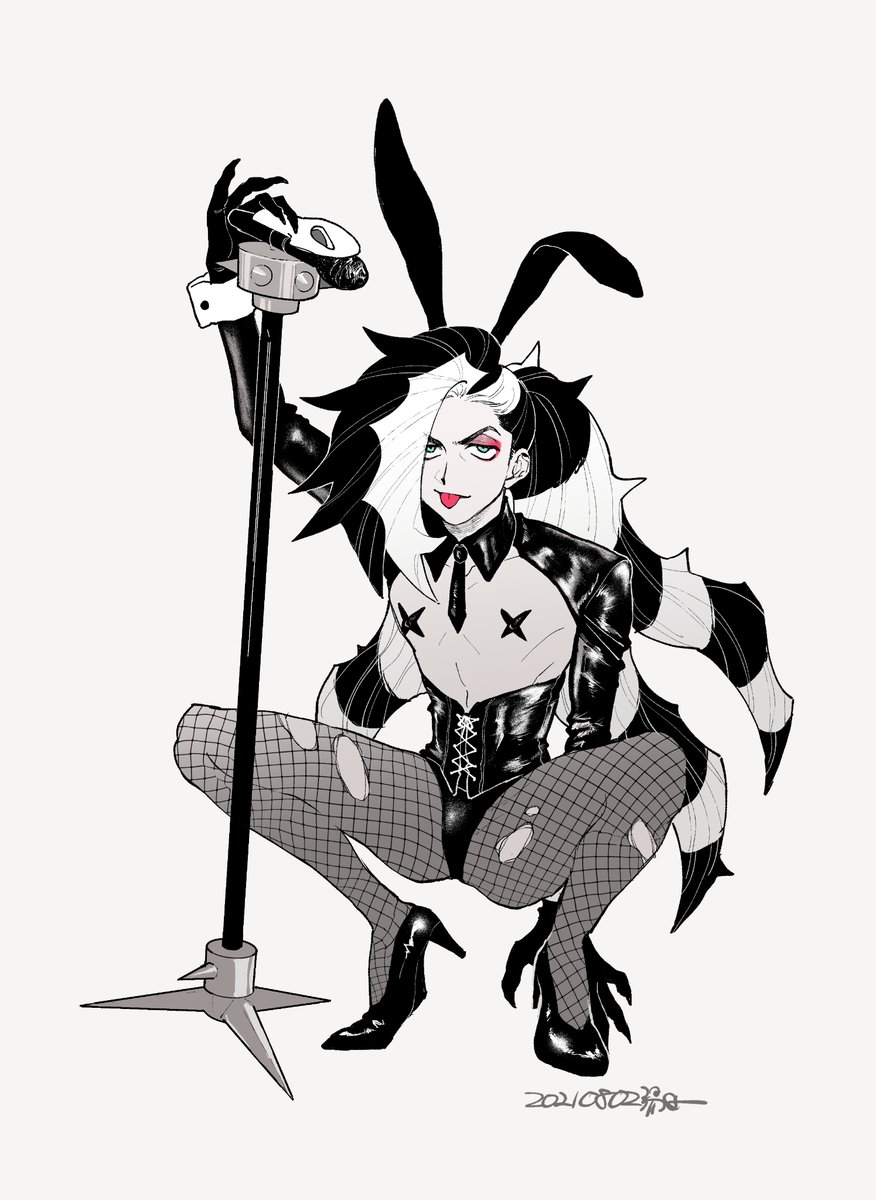 ネズ(ポケモン) 「いかつい🐰 」|湯田のイラスト