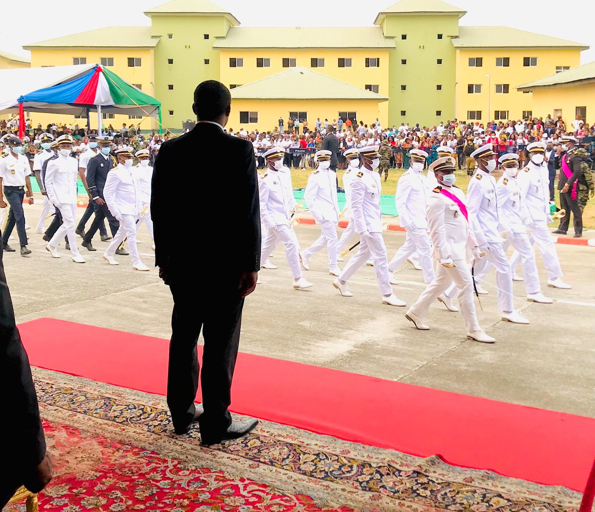 teonguema's tweet photo. Guinea Ecuatorial conmemora el 42 aniversario del "3 de Agosto", día del Golpe de Libertad. Hoy han comenzado las actividades que he presidido con la entrega de despachos y diplomas, jura de fidelidad y clausura de cursos de formación militar en escuelas nacionales Y extranjeras. https://t.co/dS5hzhZE4F